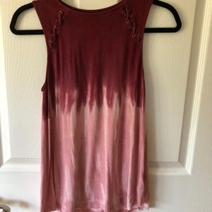 American Eagle pink, ombre tank top